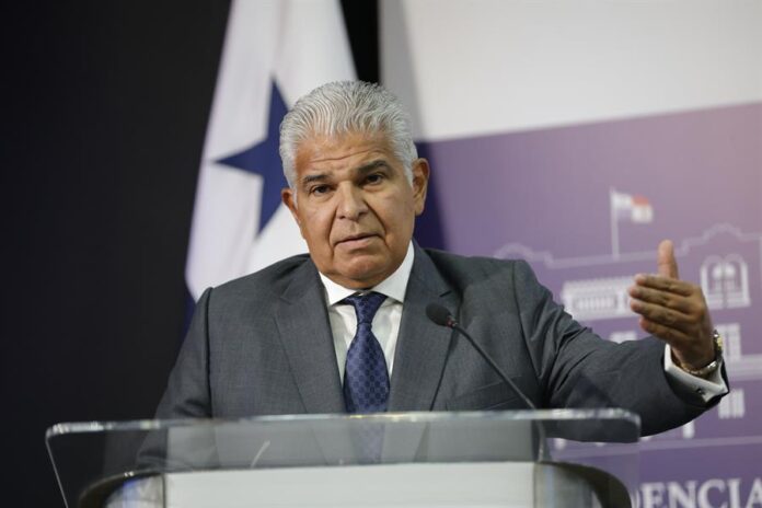 El presidente de Panamá, José Raúl Mulino