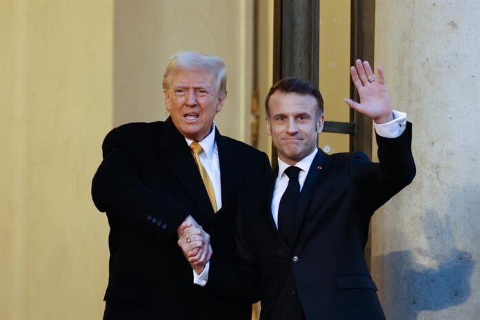 Emmanuel Macron y Trump Emmanuel Macron y Trump