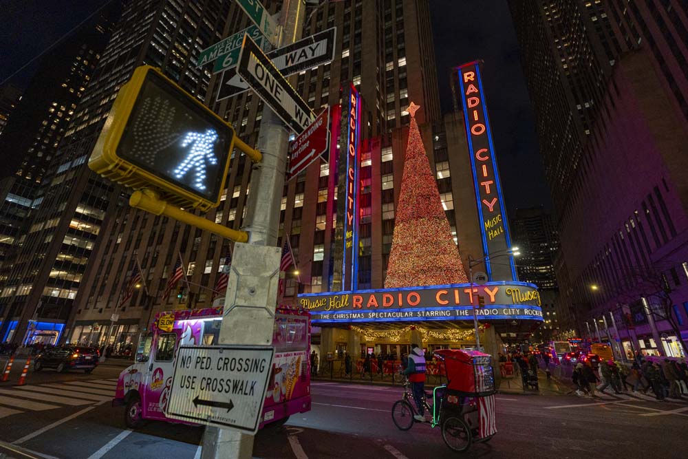 Ambiente Navide&ntilde;o en la ciudad de Nueva York