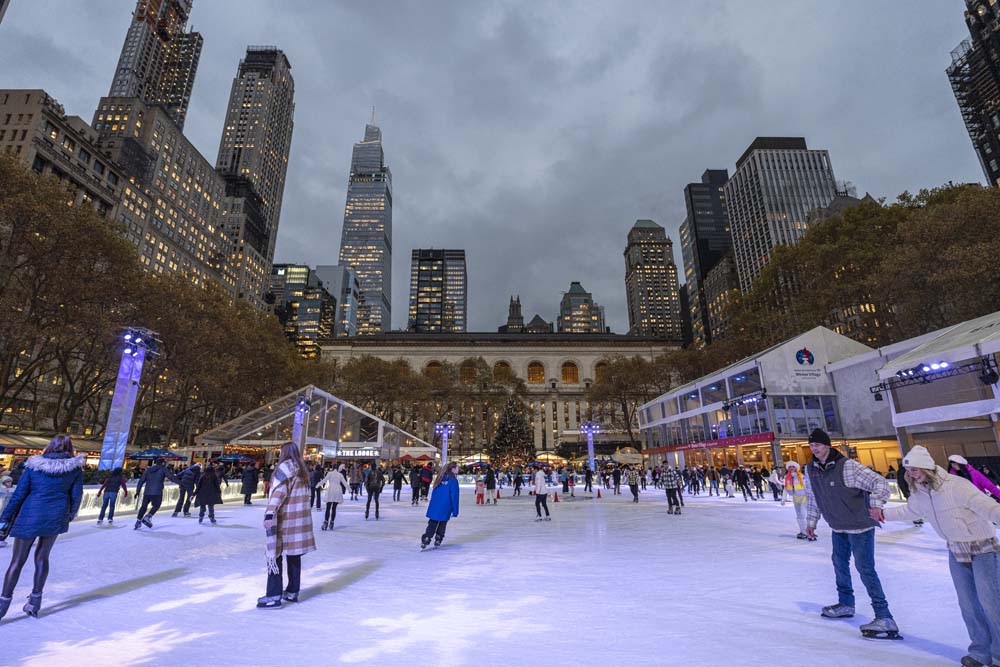 Ambiente Navide&ntilde;o en la ciudad de Nueva York