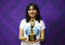 La estudiante Ángela Olazaran Laureano