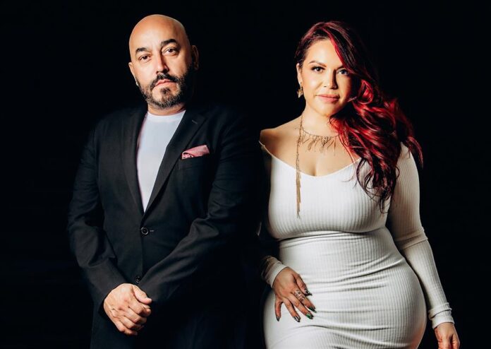 los cantantes Lupillo y Jacqie Rivera