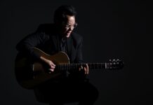 Black With Guitar