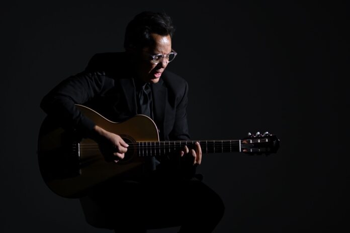 Black With Guitar Black With Guitar