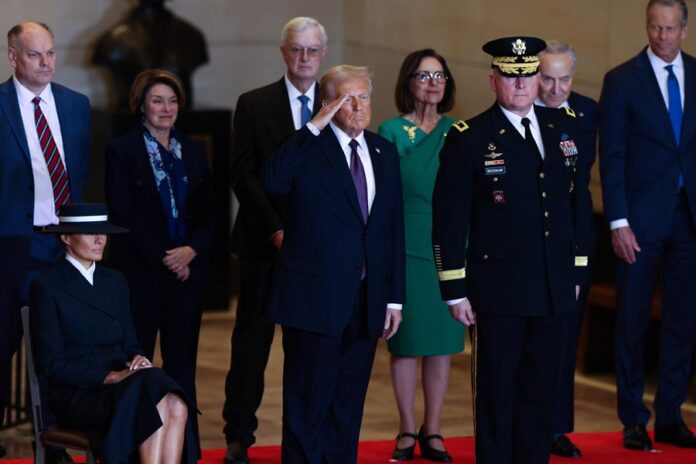 Donald Trump en la toma de posesion Donald Trump