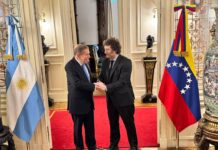 Edmundo González y Javier Milei