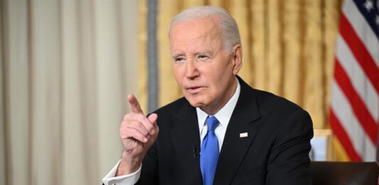 El presidente de EE.UU., Joe Biden, pronuncia su discurso de despedida en la Oficina Oval de la Casa Blanca