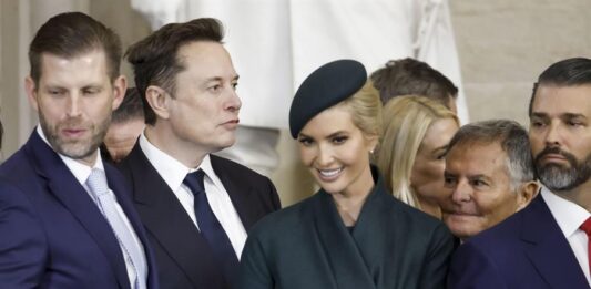 Elon Musk, Ivanka Trump, and Donald Trump