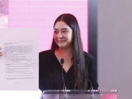 La representante del partido Frente Cívico Nacional, Jessica Castillo