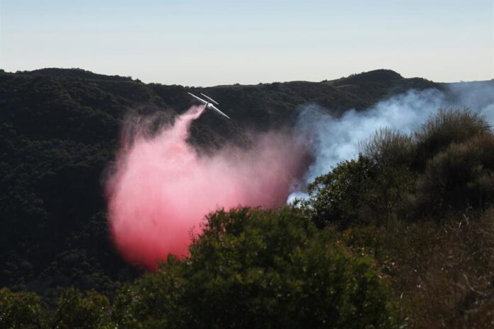 Un polvo rosa ayuda a combatir los incendios (3)