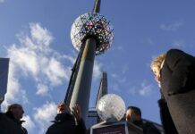 Nueva York tumba un proyecto de casino en Times Square que generaba temores en Broadway bola de Times Square (2)