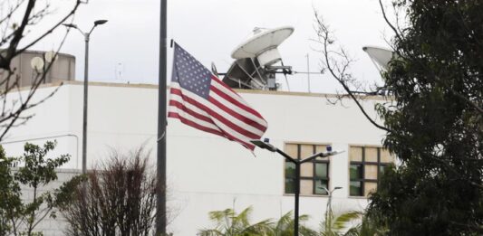 embajada de los Estados Unidos este domingo en Bogotá