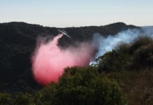 Un polvo rosa ayuda a combatir los incendios (3)