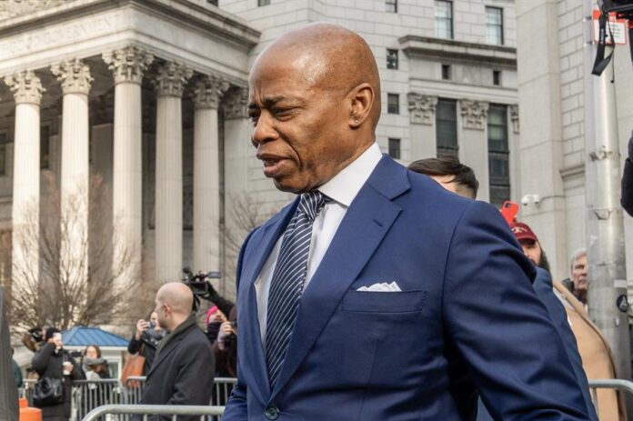 El alcalde de la ciudad de Nueva York, Eric Adams