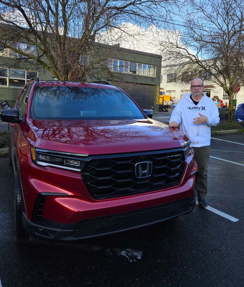 El autor y el Honda Pilot