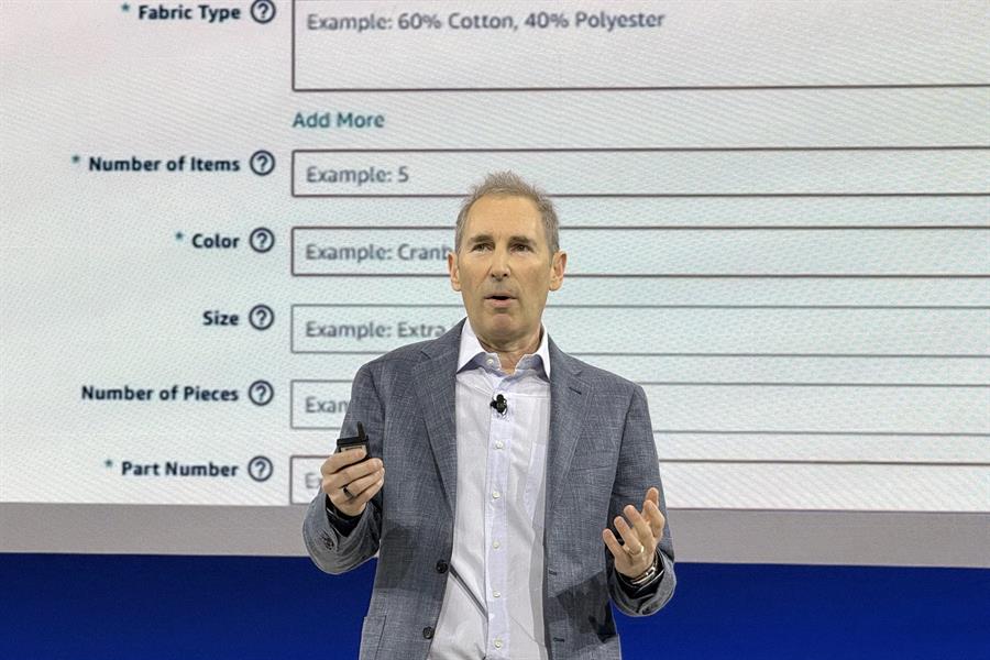 El director ejecutivo Amazon, Andy Jassy,