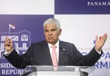 El presidente de Panamá José Raúl Mulino