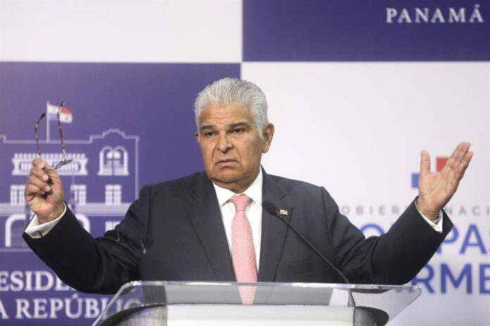 El presidente de Panamá José Raúl Mulino
