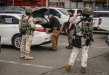 Personal del Ejército mexicano y la Agencia de Investigación Criminal realizan labores de seguridad (2)