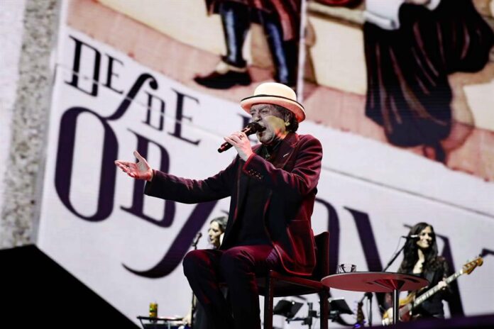El cantante español Joaquín Sabina