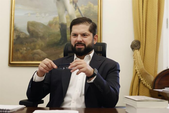 El presidente de Chile, Gabriel Boric, El presidente de Chile, Gabriel Boric,