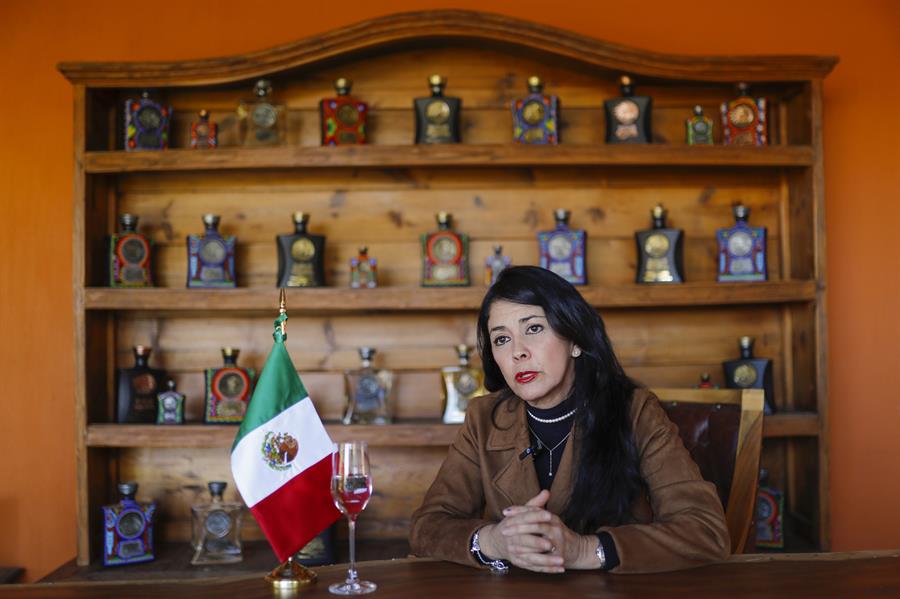 La propietaria de la destilería de tequila ‘Leyenda de México’, Meli Barajas