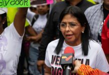 La vicepresidenta ejecutiva de Venezuela, Delcy Rodríguez