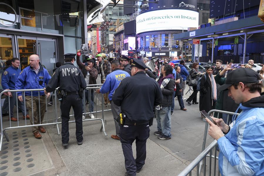 Protestan en Nueva York en apoyo a Palestina (1)