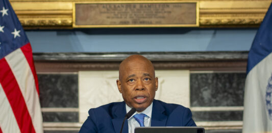 El alcalde de Nueva York, Eric Adams
