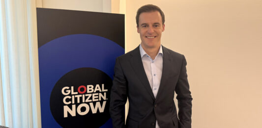 El fundador y director ejecutivo de Global Citizen, Hugh Evans