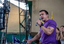 El presidente Noboa denuncia el Estatuto Migratorio entre Ecuador y Venezuela El presidente de Ecuador, Daniel Noboa (2)