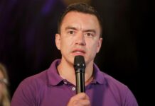 El presidente de Ecuador y candidato a la reelección, Daniel Noboa
