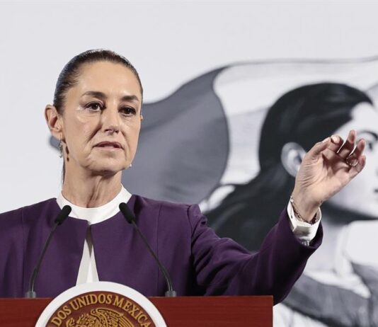 La presidenta de México Claudia Sheibaum,