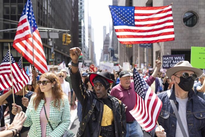 Protesta contra el Gobierno de Trump en Nueva York (1)