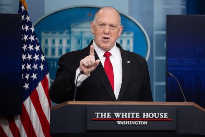 Press briefing with White House Border Czar Tom Homan on Securing the Border Tom Homan