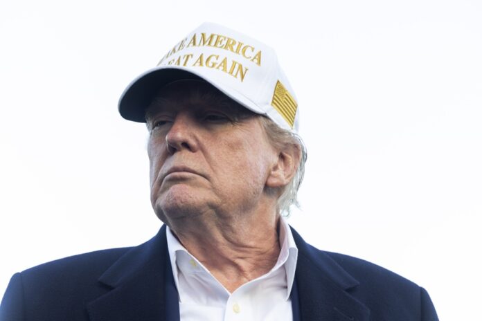US President Donald Trump returns to the White House from New Jersey Donald Trump