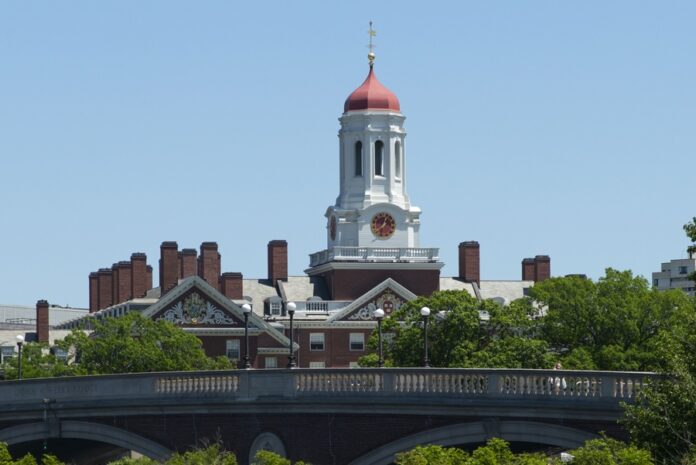 Harvard University Campus in Cambridge Massachusetts Harvard