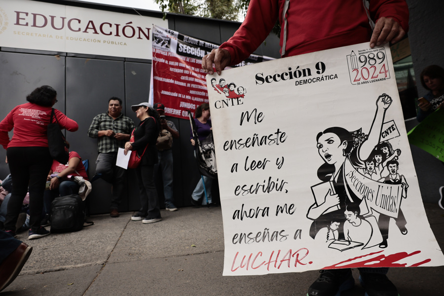 protesta se maestros