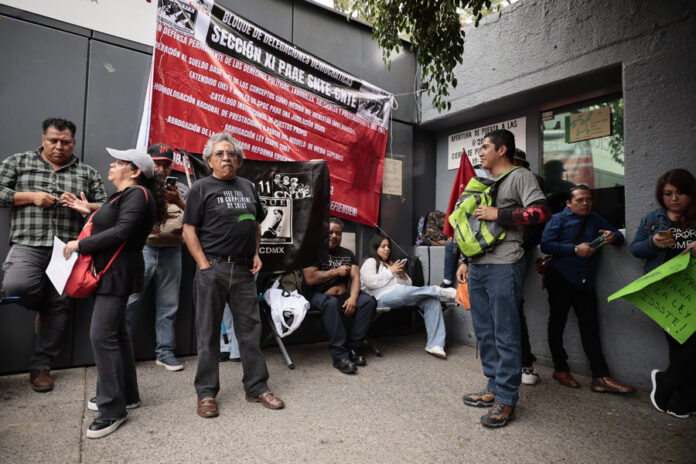 protesta de maestros
