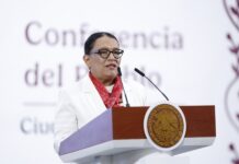 La secretaria de Gobernación, Rosa Icela