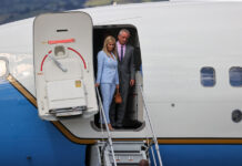 Llegada de Robert F. Kennedy Jr. a investidura de Noboa