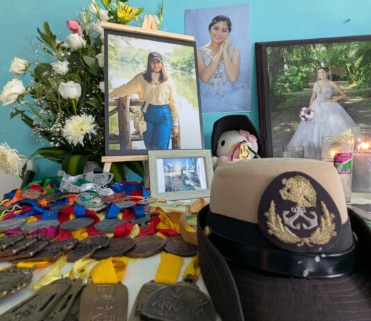 cadete de la Heroica Escuela Naval de Veracruz, América Yamilet Sánchez