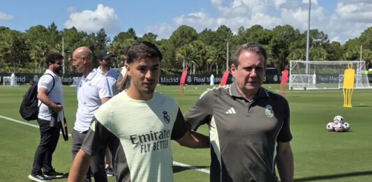 El centrocampista del Real Madrid Brahim Díaz