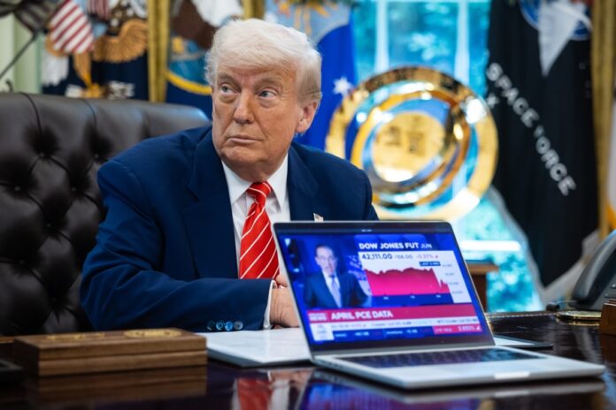 US President Trump, Elon Musk attend press conference in the White House's Oval Office Trump,