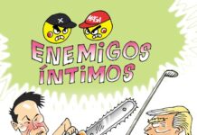 Enemigos íntimos caricatura