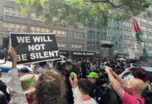 Protestan contra la guerra en Gaza con huelga de hambre ante la misión de EEUU en la ONU