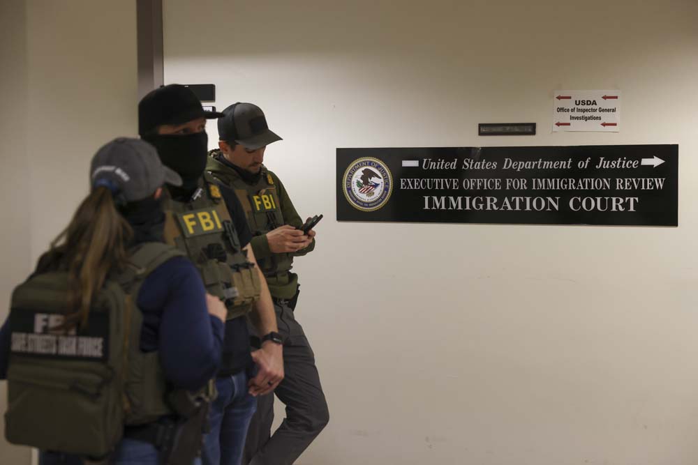 ICE monitors immigration court hearings