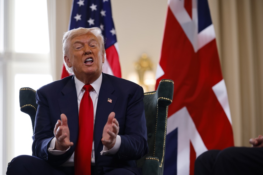 US President Donald J. Trump in Scotland