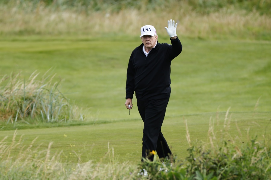 Trump visita Escocia Trump