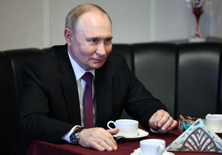 Russian president attends Navy Day celebrations in St. Petersburg Vladimir Putin
